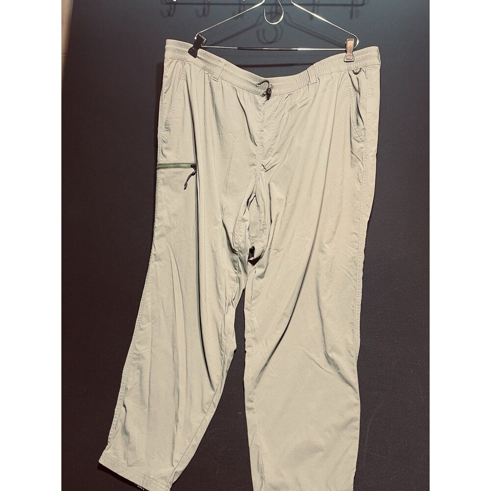 REI 3X Lightweight Cargo Pant Elastic Waist Drawstring Closure Elastic Ankle N42